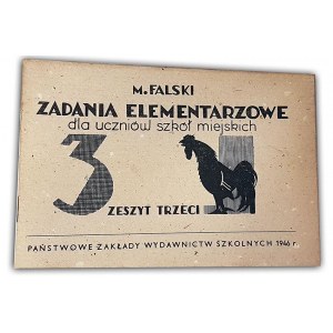 FALSKI - ZADANIA ELEMENTARZOWE Zeszyt trzeci 1946r.