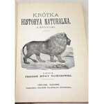 MACHNIKOWSKI - KRÓTKA HISTORYA NATURALNA z rycinami 1895r.