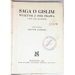 SAGA O GISLIM WYJĘTYM SPOD PRAWA i inne sagi islandzkie wyd.1931r.