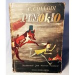 COLLODI- PINOKIO Przygody drewnianej kukiełki 1954r. ilustracje Szancer