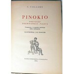 COLLODI- PINOKIO Przygody drewnianej kukiełki 1954r. ilustracje Szancer