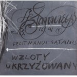 Franciszek Starowieyski (1930 Bratkówka pri Krosne - 2009 Varšava), Divadlo kresieb FECIT MANUI SATANIS (Výšiny ukrižovaného), 1991