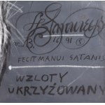Franciszek Starowieyski (1930 Bratkówka near Krosno - 2009 Warsaw), Drawing Theater FECIT MANUI SATANIS (Rises of the Crucified), 1991