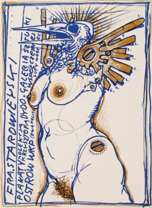 Franciszek Starowieyski (1930 Bratkówka k. Krosna - 2009 Warszawa), Plakat do wystawy 