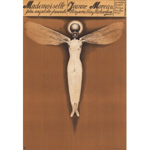 Franciszek Starowieyski (1930 Bratkówka u Krosna - 2009 Varšava), plakát k filmu Mademoiselle. Jeanne Moreau režie: Tony Richardson, 1970