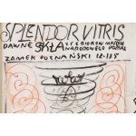 Franciszek Starowieyski (1930 Bratkówka near Krosno - 2009 Warsaw), Poster design for the exhibition Splendor Vitris. Old glass from the collection of the National Museum in Poznan, 2002