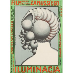 Franciszek Starowieyski (1930 Bratkówka near Krosno - 2009 Warsaw), Poster for the film Illumination by Krzysztof Zanussi, 1973