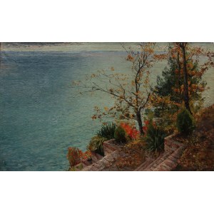 Feodor Petrovich Riznischenko, View from a villa by the sea