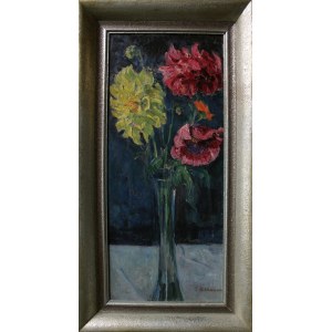 Georg Wichmann, Blumen in einer Glasvase