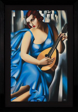 Tamara Łempicka, Femme bleue a la Guitare