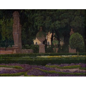 Edward Okuń (1872 Wólka Zegrzeńska bei Warschau - 1945 Skierniewice), Villa Borghese, 1917