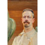 Jacek Malczewski (1854 Radom - 1929 Krakau), Porträt des Bildhauers Tadeusz Błotnicki, 1916