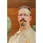 Jacek Malczewski (1854 Radom - 1929 Kraków), Portret rzeźbiarza Tadeusza Błotnickiego, 1916