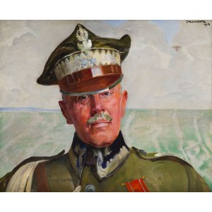 Jacek Malczewski (1854 Radom - 1929 Krakov), Portrét generála Aleksandra Truszkowského, 1923