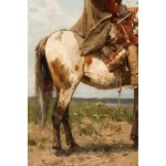 Józef Brandt (1841 Szczebrzeszyn - 1915 Radom), Cossack on horseback, 1883