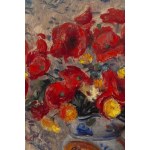 Wojciech Weiss (1875 Leorda, Rumänien - 1950 Krakau), Mohnblumen in einer Vase