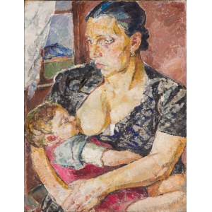Maria Melania Mutermilch Mela Muter (1876 Warschau - 1967 Paris), Mutterschaft, 1940er Jahre.