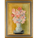 Moses (Moise) Kisling (1891 Krakow - 1953 Paris), Pea flowers in a vase (Pois de senteur), 1936