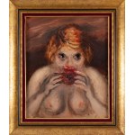 Zygmunt Józef Menkes (1896 Lwów - 1986 Riverdale, USA), Kobieta jedząca owoc granatu, lata 30. XX w.