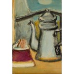 Henryk Hayden (1883 Warsaw - 1970 Paris), Still life with candlestick (Nature morte au bougeoir), 1950