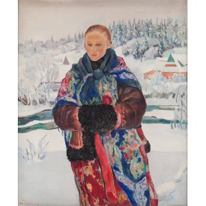 Władysław Jarocki (1879 Podhajczyki - 1965 Kraków), Góralka z Poronina, 1919