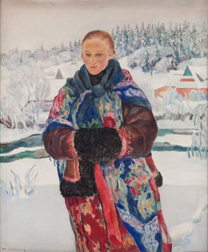 Władysław Jarocki (1879 Podhajczyki - 1965 Kraków), Góralka z Poronina, 1919