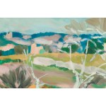 Jan Waclaw Zawadowski (1891 Skobełka in Volhynia - 1982 Aix en Provence), Landscape from the South of France