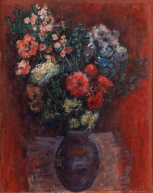 Joachim Weingart (1895 Drohobycz - 1942 Auschwitz), Bukiet kwiatów w wazonie