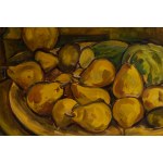 Michel Adlen (1898 Lutsk, Ukraine - 1980 Paris, France), Still life with pears