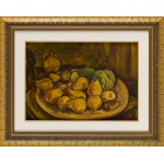 Michel Adlen (1898 Lutsk, Ukraine - 1980 Paris, France), Still life with pears