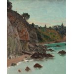 Abraham Neumann (1873 Sierpc - 1942 Krakow), Rocky coast in Brittany, ca1920