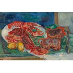 Henryk Epstein (1891 Lodz - 1944 concentration camp, probably Auschwitz), Still life with crustaceans