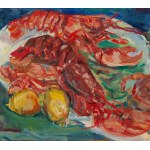 Henryk Epstein (1891 Lodz - 1944 concentration camp, probably Auschwitz), Still life with crustaceans