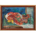 Henryk Epstein (1891 Lodz - 1944 concentration camp, probably Auschwitz), Still life with crustaceans