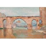 Włodzimierz Terlikowski (1873 Poraj bei Łódź - 1951 Paris), Blick auf die St. Martinsbrücke in Toledo
