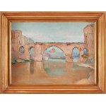 Włodzimierz Terlikowski (1873 Poraj bei Łódź - 1951 Paris), Blick auf die St. Martinsbrücke in Toledo