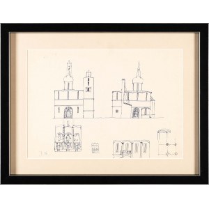 Jerzy Nowosielski (1923-2011), Projects of sacred buildings - double-sided work