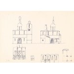 Jerzy Nowosielski (1923-2011), Projects of sacred buildings - double-sided work