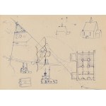 Jerzy Nowosielski (1923-2011), Projects of sacred buildings - double-sided work