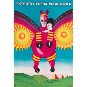 Die Abenteuer von Pussycat. Lalka-Theater. Warschauer Palast der Kultur und Wissenschaft - entworfen von L. JANOWSKA und Witold JANOWSKI (1926-2006), 1975.