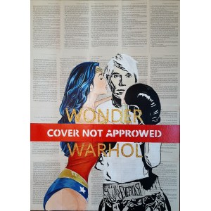 Przemysław Świerzyński, Andy Warhol &amp; Wonder Woman, 2022.