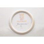 Zakład Porcelany Stołowej Krzysztof w Wałbrzychu, Decorative platter Biedronka, 1960s.