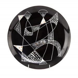 Zakłady Porcelany Stołowej Karolina w Jaworzynie Śląskiej, Decorative platter, 1960s.