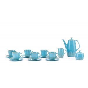 Wiesława Gołajewska, Pruszków Table Porcelite Plant in Pruszków (1928 Cieszyn - 2005 ), Iga coffee service, 1960s-70s.