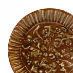Bronislaw Wolanin, Ceramic Works Boleslawiec in Boleslawiec (1937 - 2013), Decorative plate from the series Decorative motifs of Silesia, 1966