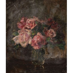 Maria Hildegard LEHNERDT, Rosen in einer Glasvase