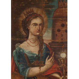 HOLY BARBARA, 18th century.