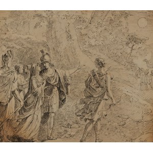 JAZON AND MEDEA ON THE ROAD TO ARGO, c. 18th century.