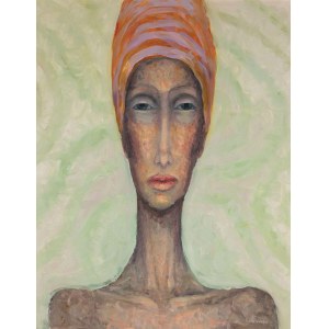 Iza STARĘGA, WOMAN IN TURBAN