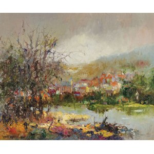 Anna OLSZEWSKA, CITY ON THE RIVER, 1990